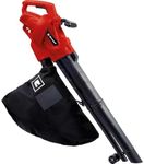 Einhell Electric Leaf Vacuum GC-EL 3024 E (Suction/Blower Modes, Ø 75 mm Inlet Tube, Suction Capacity 650 m³/h, shredding Function, shredding Ratio 10:1, Blower Speed 240 km/h, Bag 40 L)