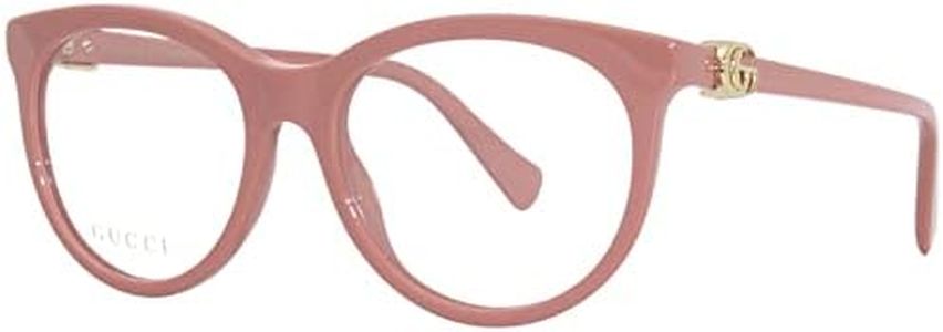 Gucci GG1074O 006 Eyeglasses Women's Pink Full Rim Cat Eye 53mm