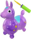 Gymnic Rody Horse Inflatable Bounce & Ride, Matty's Toy Stop Exclusive Purple & Pink Swirl (70254)