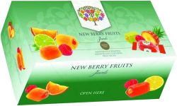 New Berry Fruit Jewels 300grams - Assorted Soft Centred Fruit Jellies Hezvic UK TM