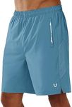 NORTHYARD Men's Running Athletic Shorts 5 inch/7 inch Workout Gym Tennis Short Quick Dry Lightweight Active Sports Basketball-7'' Greyblue-XL