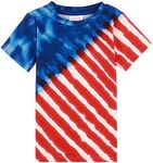 HH Family Boys 4th of July Shirt Kids Patriotic Dinosaur American Flag USA Shirts Tshirts Clothing, Rwb Td, 6