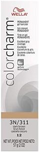 COLORCHARM Permanent Gel| Hair Color for Gray Coverage| 3N Dark Brown| 2 Fl oz.