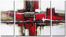 Noah Art-3 Panel Abstract Wall Art,