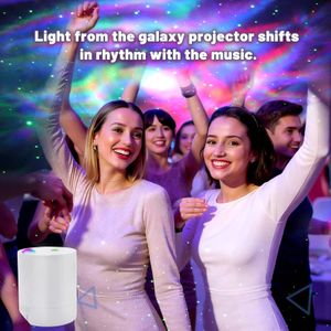 CAIYUE Star Galaxy Projector – LED Night Light for Bedroom