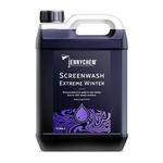 Jennychem Extreme Screenwash Concentrate Winter 5L. Winter Windscreen Wash Formulated to Withstand Temperatures up to -28°C. Severe Winter Screenwash