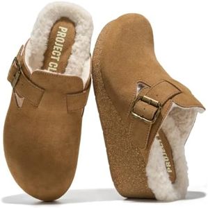 Project Cloud Genuine Leather Platform Clogs for Women - Womens Mules