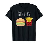 Cheeseburger and Fries Best Friends Besties Fun Gift T-Shirt