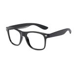 Bohue Kids Nerd Glasses Classic Clear Lens Glasses Frames Black Frame Nerd Glasses School Fancy Dress Comedy Dress Up for Kids