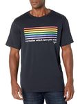 Speedo Standard T-Shirt Short Sleeve Crew Neck Pride Graphic, Black 2021, X-Large