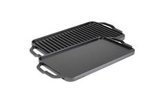 Lodge Cast Iron Chef Style Double Burner Reversible Grill/Griddle
