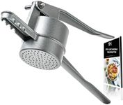 Thiru Premium Spaetzle Press - Potato Press with Support Buttons - Ideal for Spaetzle, Potatoes, Spaghetti Ice Cream, Juices - Made in Germany - Includes E-Book with 25 Recipes (Knöpfle, Anthracite)