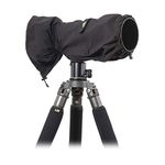 LensCoat Raincoat Rain Cover Sleeve Protection for Camera and Lens, Large (Black) RS LCRSLBK