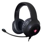 SPYCO Impulse HE-121, Gaming Headset, 2 Inch Driver Audio, 0.13 Inch Jack Audio USB, Omnidirectional Microphone, RGB Logo, Lightweight, for PC/Mac/Xbox One/PS4/Nintendo ‎Switch