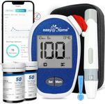 Easy@Home Blood Glucose Monitor Kit: GlucoseEase Blood Sugar Testing Kit with 100 Glucometer Strips and 100 Blood Lancets – Not Bluetooth Enabled – Portable Diabetes Testing Kit for Home Use EBG-100SL