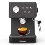 Liphontcta MAttinata Espresso Machine, 20 Bar Cappuccino Machine with Automatic Milk Frother, Stainless Steel Coffee Machines for Home Latte Cappuccino Mom Dad Coffee Lovers Gifts-Black
