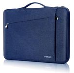 Ferkurn Laptop Case Sleeve Cover Chromebook Case Compatible with Macbook Air/Pro, iPad, Surface Pro, Acer Spin, HP, Dell XPS, ASUS Vivobook, Samsung, Waterproof Laptop Bag, Blue, 13 13.3 inch