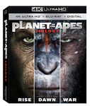 Planet of the Apes 1-3 Trilogy [4K Ultra HD + Blu-Ray + Digital]