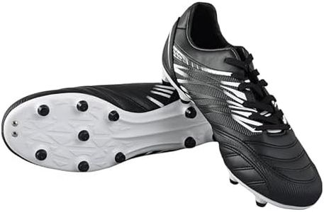 Vizari Valencia Adult Soccer Cleats - Lightweight and Durable Men's Soccer Shoes for Superior Performance - Unisex Mens and Womens Firm Ground Soccer Cleats with Round Studs for Maximum Traction,