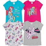 My Little Pony 4 Pack Graphic T-Shirt, Multicolor, 6