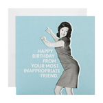 Hallmark Studio Birthday Card for Friend - Embossed Studio Ink Design