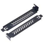 uxcell PCI Slot Covers with Screws for PC Case Airflow and Dustproof Black 4pcs