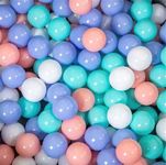 STERUN Ball Pit Balls 100 Mix Playballs Smooth Surface & No Sharp Edges, Crush Proof, Toxic Free 6cm Soft Pit Balls For Kids Indoor Outdoor Play | Balls For Ball Pit (100 Pcs, Mix)