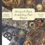 Steampunk Papers Scrapbooking Paper