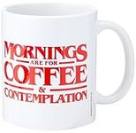 Pyramid International Stranger Things Ceramic Mug with Coffee and Contemplation Design in Presentation Box - Official Merchandise