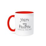 3dRose mug_216390_5 "You're my favorite pain in The ass, Ceramic, Red/White