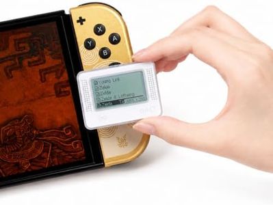 NFC Tag Emulator, for Nintendo Switch/3DS/Wii U - Ultimate 3000+ Data Storage, Compatible with 60+ Games, 1.4" OLED Screen, Auto UID Regen & Unlimited Scans, Rechargeable
