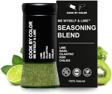 Cook by Color, Seasonings and Spices for Cooking, Beef, Chicken & More, All Natural Seasoning, Keto and Vegan, No Sodium or Additives, Chili Lime Seasoning, Me Myself & Lime Flavor, 2oz Glass Bottle