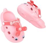 Charrosrt Siez 10 Little Kid Sandals Toddler Girl Boy Water Clogs Shoes Pink Closed Toe Slip on Garden Shoes Wide Toe Box Cute Non-Slip Lightweight Summer Indoor Outdoor Beach Sandals Slipper Slide.