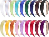 SIQUK 18 Pieces Satin Headbands 1 I