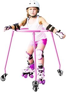 Skater-Aid, Skate Trainer, Trainer Roller Skates, Skating Trainer, Roller Skate Trainers, Skate Trainers, Roller Sckate Trainer, Skate Mate for Roller Skating (Pink Large)