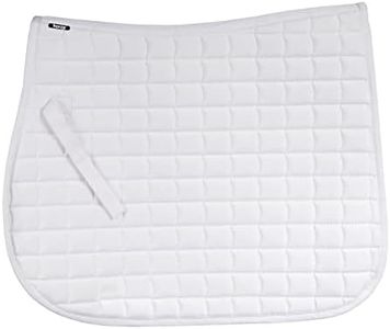 HORZE Bristol All Purpose Saddle Pad - White - Pony