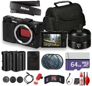 Nikon ZR 6K Cinema Camera Bundle + NIKKOR Z 40mm f/2 Lens, Bag, 64GB Memory Card, Cleaning Set, + More Creator Package for Portrait, Video, Travel