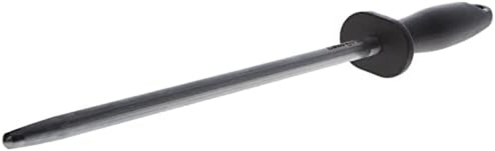 Winware by Winco K-12S Stainless Steel Sharpening Steel, 12-Inch