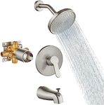 Aolemi Brushed Nickel Tub Shower Fa