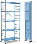 Storage Shelves with 20 Hooks, 5-Ti