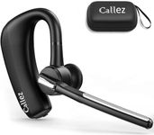 Bluetooth Headset for iPhone Android Cell Phone, Bluetooth Earpiece V5.0 with CVC8.0 Dual Mic Noise Cancelling & Mute/Volume Buttons, Hands-Free Wireless Headset for Trucker Office Business