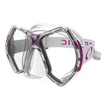Oceanic Cyanea Ultra Scuba Mask - Clear Lens - Clear/Pink