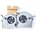 Fleshy Leaf Replacement CPU + GPU Cooling Fan for HP Omen 17.3" 17-an 17-an120nr 17-AN010CA 17-AN012DX 17-AN013TX TPN-Q195 17-CE 17-CE1013DX Series 931576-001 931577-001