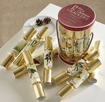 Robin Reed Twelve Days of Christmas Cracker Favors - Set of 12 x 10" inch Handmade - (5025)