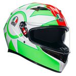 AGV K3 Full Face ECE 22.06 Motorcycle Helmet - VR46 Rossi Replica