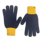 Mount Zero Pure Merino Wool Gloves Winter Warm, Thermal Woolen Gloves for Women/Winter gloves (Navy)