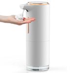 interhasa! Automatic Foam Soap Dispenser Handwash for Bathroom Kitchen, 300ml Hand Wash Touchless Smart Foaming Soap Dispensers for Wash Basin, Hand Free Sensor, White