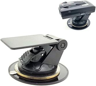 ChargerCity Universal Radar Detector Dashboard Windshield Suction Mount for Escort MAX360C Passport IX EX RED Cobra RAD Uniden R1 R3 R7 DFR6 Whistler XTR Radenso SP XP Radar DetectorPATENT Pending