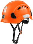 GREEN DEVIL Safety Helmet Hard Hat Adjustable Lightweight Vented ABS Work Helmet for Men and Women 6-Point Suspension ANSI Z89.1 Approved Ideal for Industrial & Construction