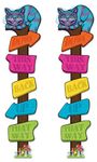 Beistle 59937 2 Piece Directional Post Cutouts, 66", Multicolor